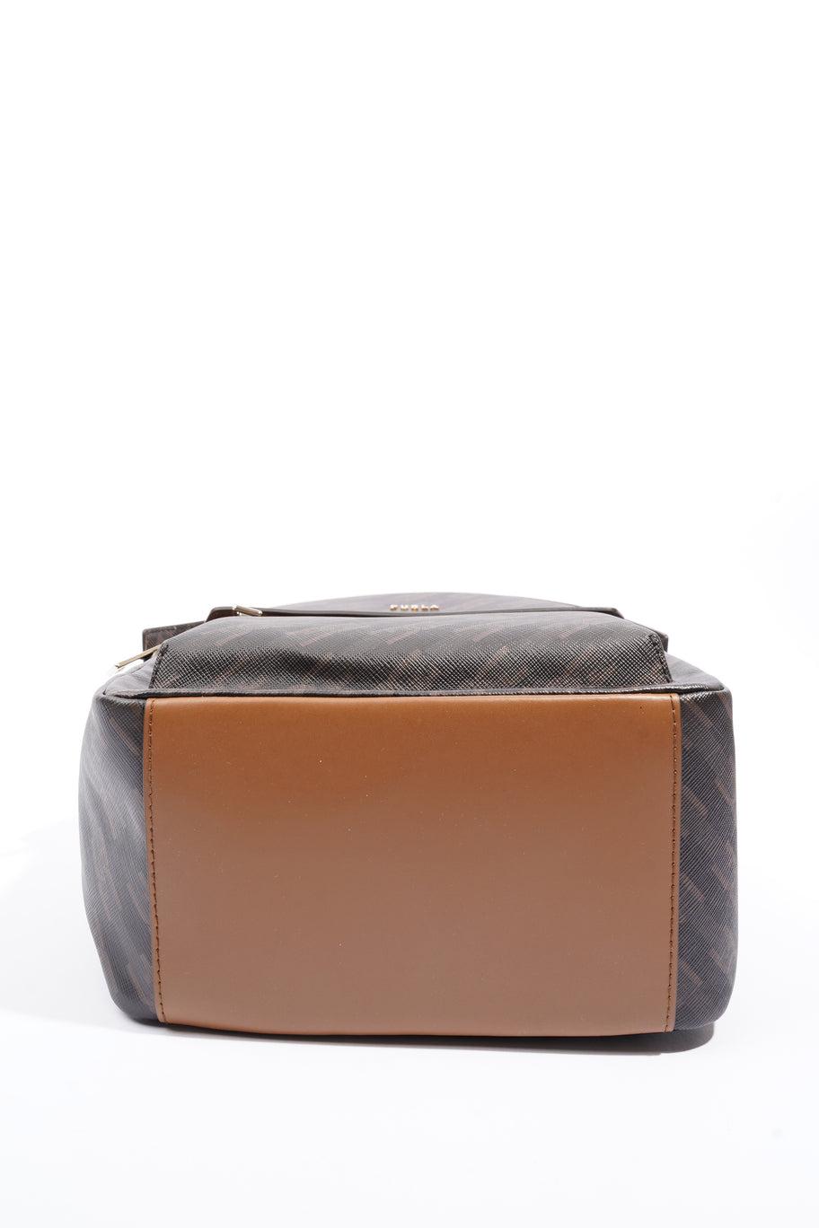 Furla Backpack Black / Brown Coated Canvas Image 6