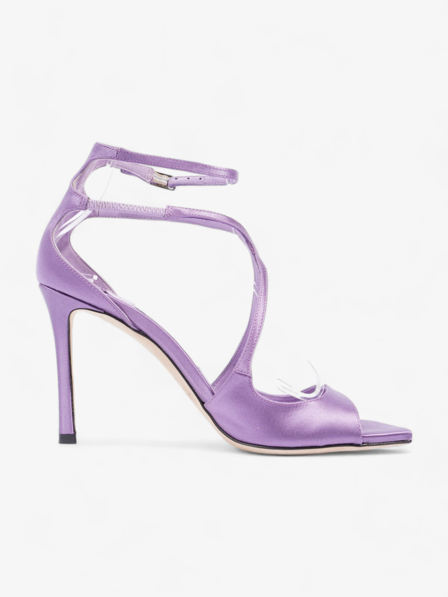 Jimmy Choo Azia 95 95mm Lilac Satin EU 38.5 UK 5.5 Image 4