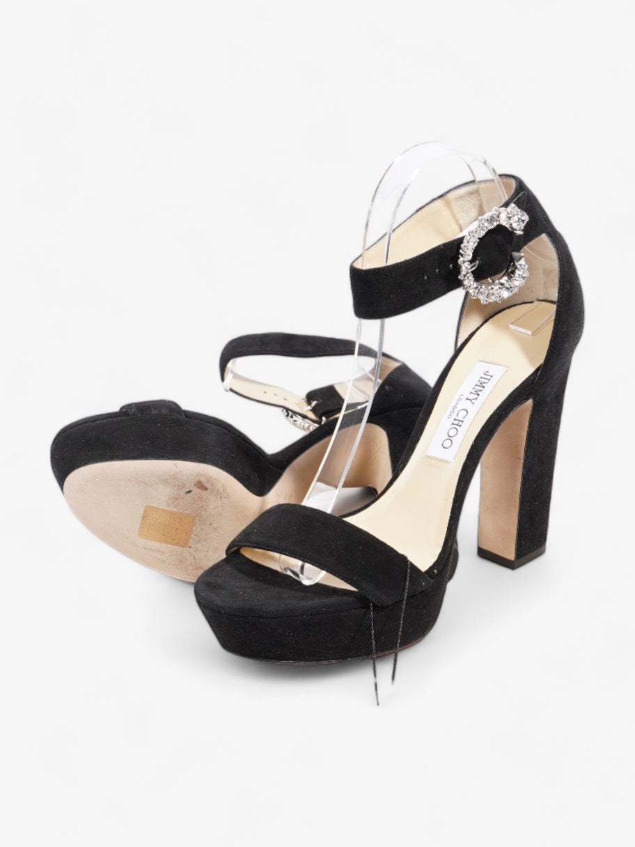 Mionne 120 120mm Black Suede EU 39 UK 6 Image 10