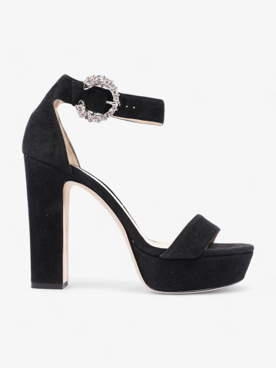 Mionne 120 120mm Black Suede EU 39 UK 6 Image 1