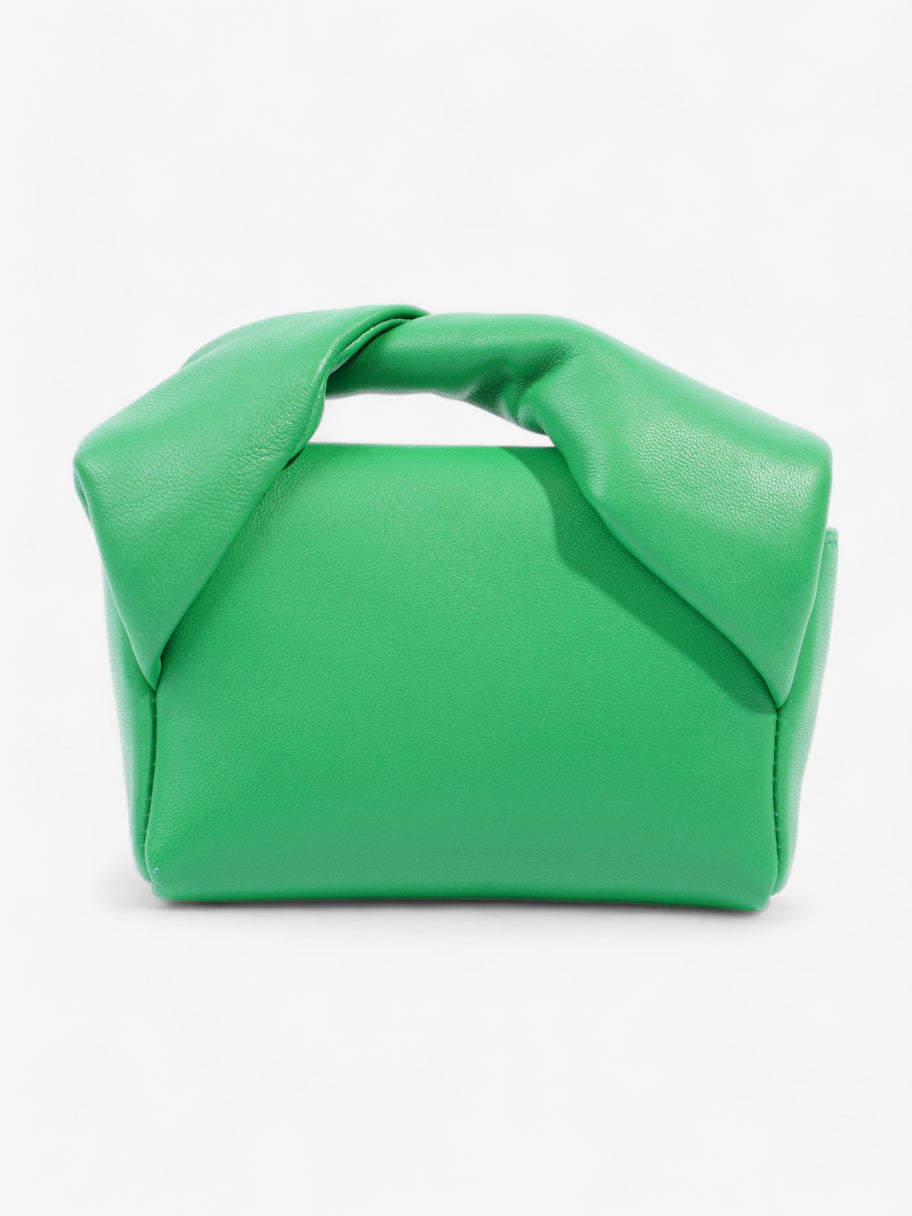 Mini Twister  Green Lambskin Leather Image 4