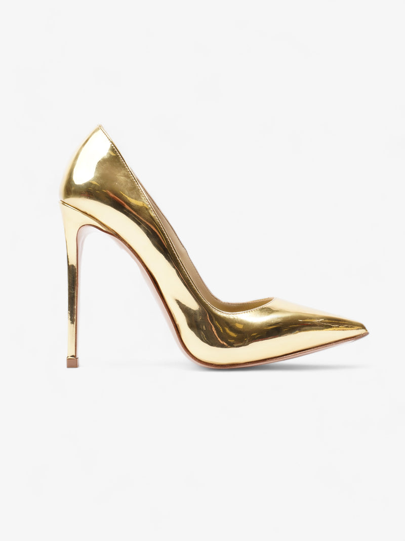  Eva  120mm Metallic Gold Leather EU 36 UK 3