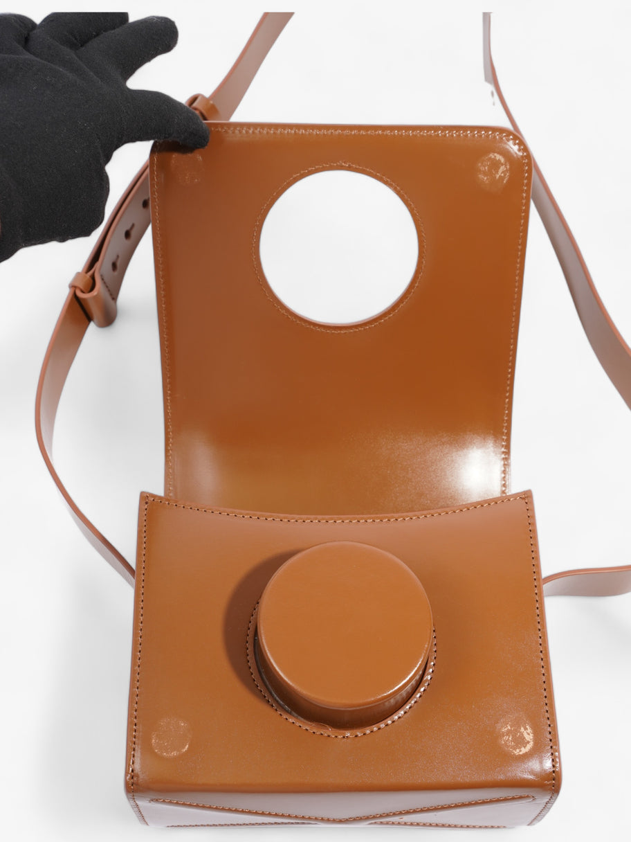 Lemaire Camera Boxy Shoulder Bag Brown Calfskin Leather Image 8