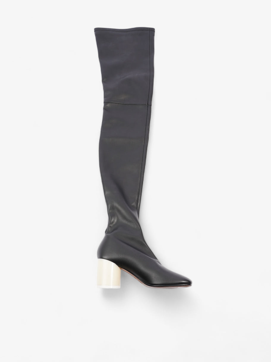 Over The Knee Boots 70mm Black Leather EU 37 UK 4 Image 4