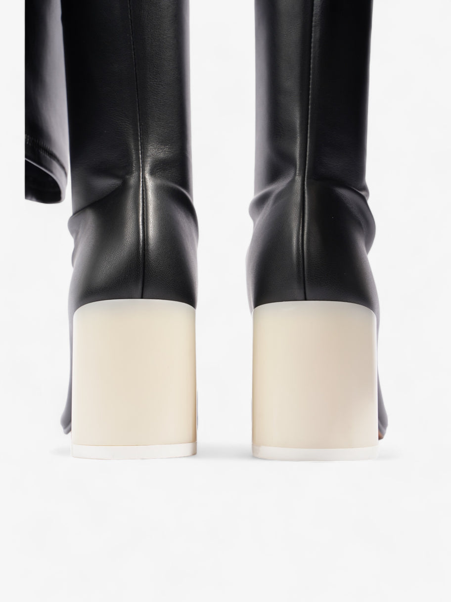 Over The Knee Boots 70mm Black Leather EU 37 UK 4 Image 6
