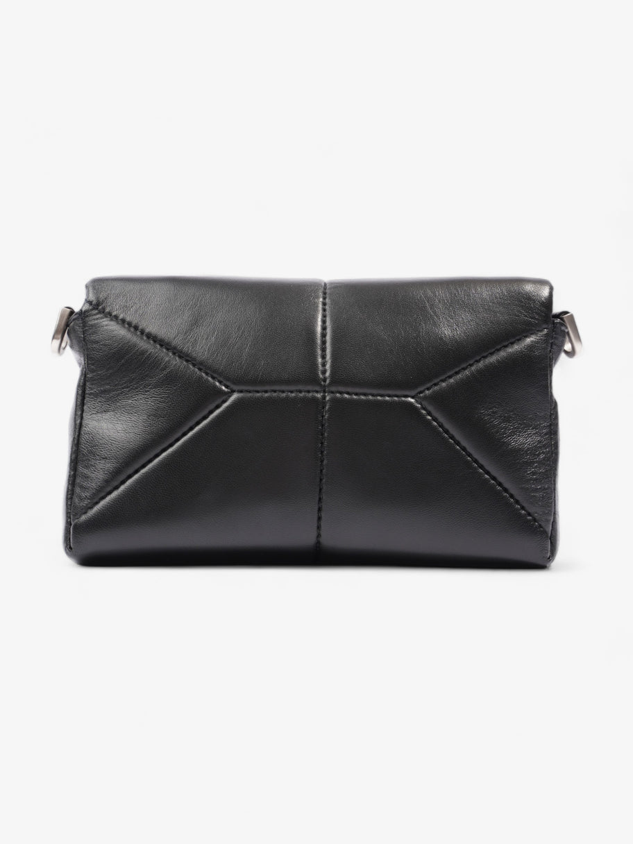 Griffin Quilted Clutch Black Leather Image 4