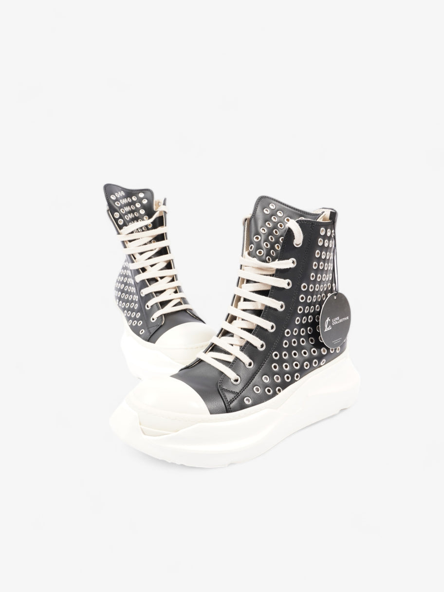 Rick Owen DRKSHDW Abstract High Top  Black Calfskin Leather EU 39.5 UK 6.5 Image 10