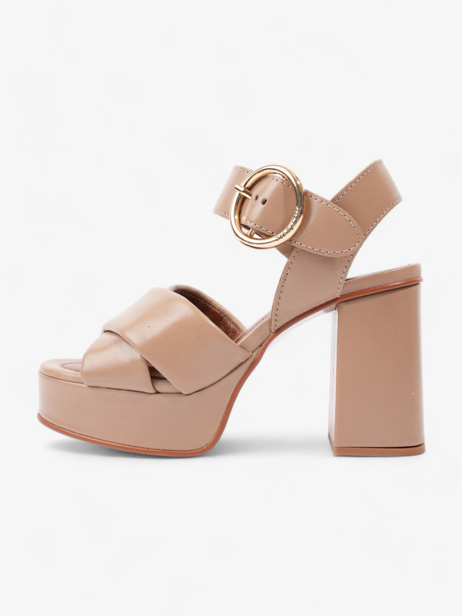 Lyna Platform Sandals 105mm Nude Leather EU 37.5 UK 4.5 Image 5