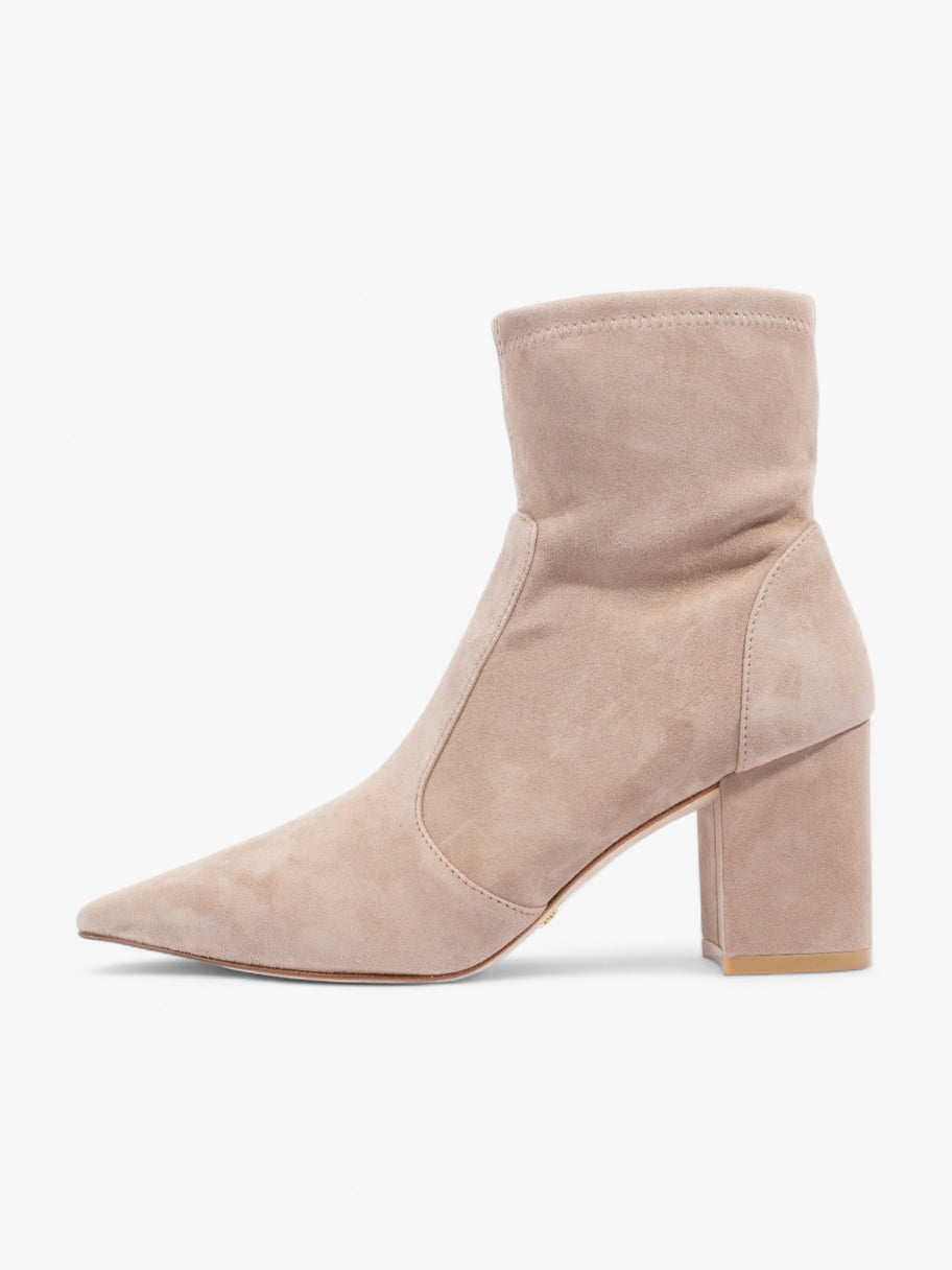 Block Stretch Bootie 75mm Nude Suede EU 37.5 UK 4.5 Image 5