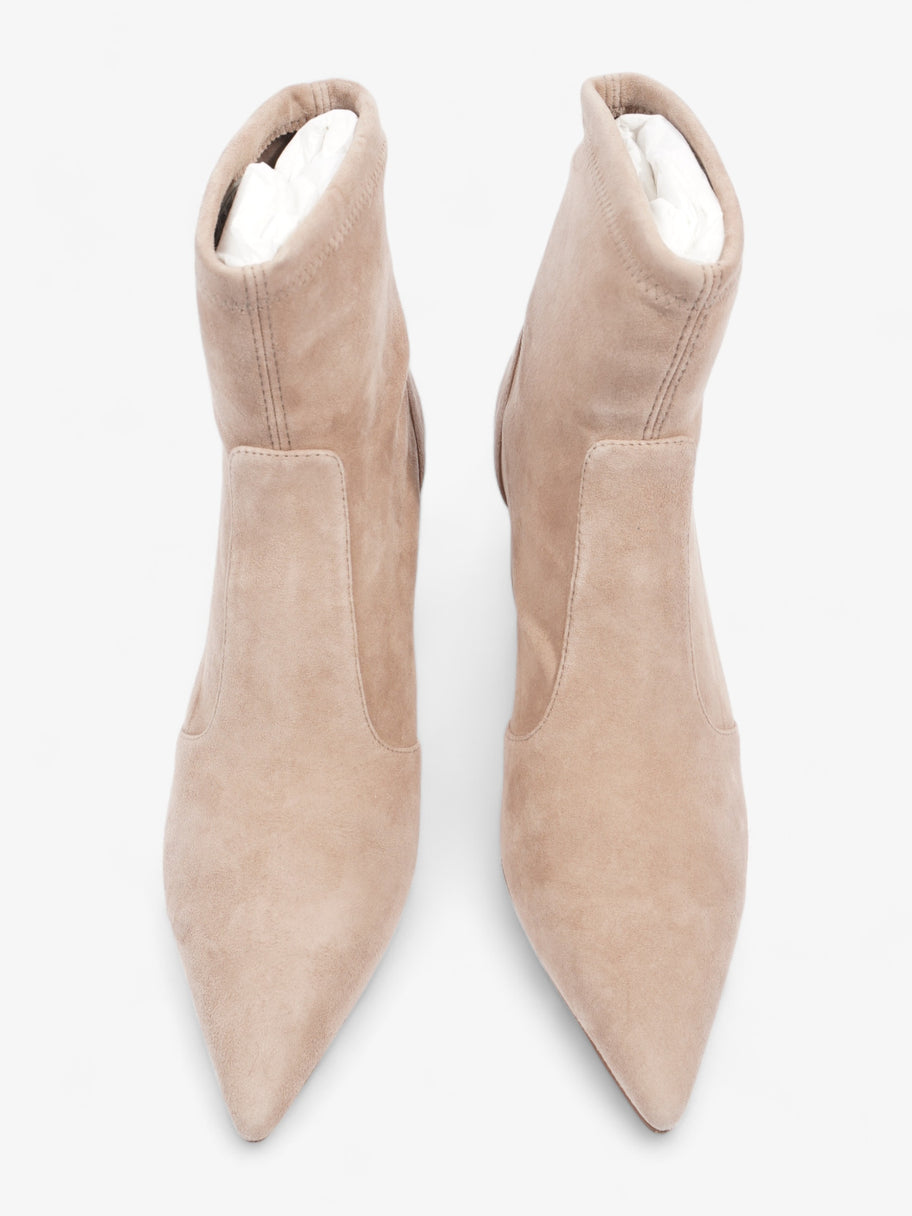 Block Stretch Bootie 75mm Nude Suede EU 37.5 UK 4.5 Image 8