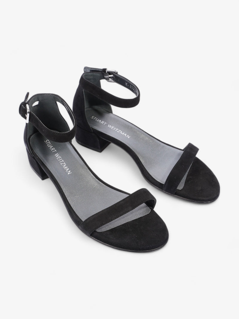  Nudist June Sandals 35mm Black Suede EU 39 UK 6