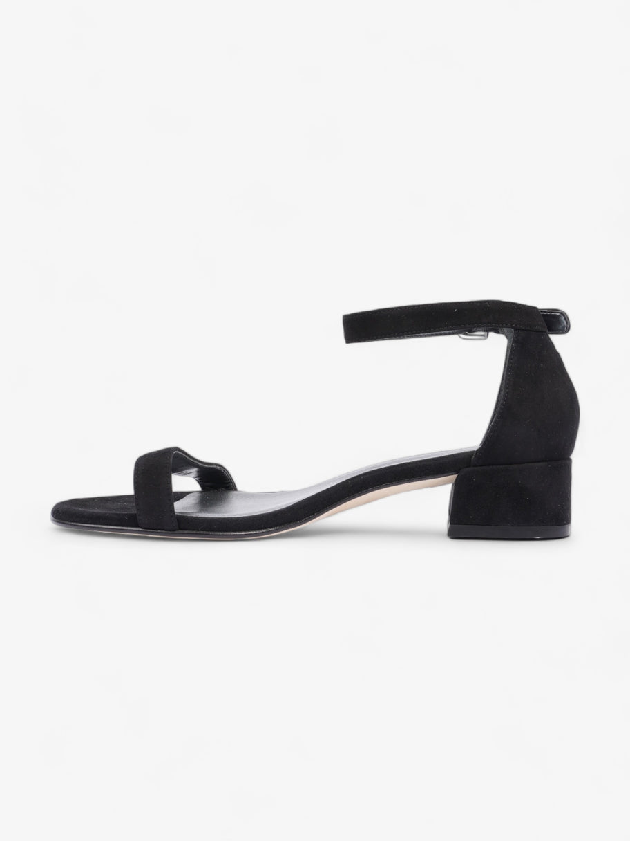 Stuart Weitzman Nudist June Sandals 35mm Black Suede EU 39 UK 6 Image 3