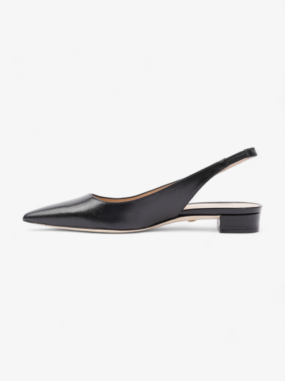 Stuart Slingback Black Leather EU 37.5 UK 4.5 Image 3