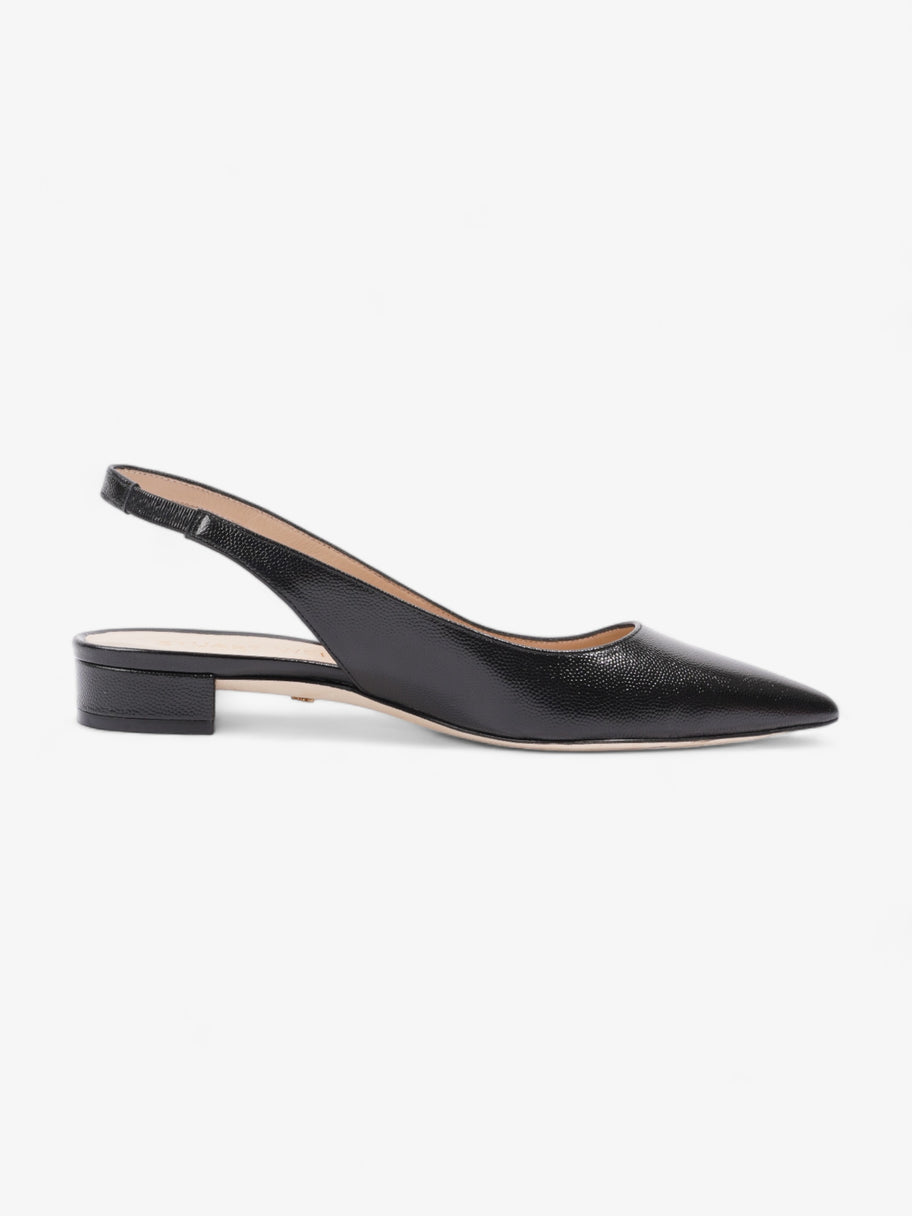 Stuart Slingback Black Leather EU 37.5 UK 4.5 Image 4