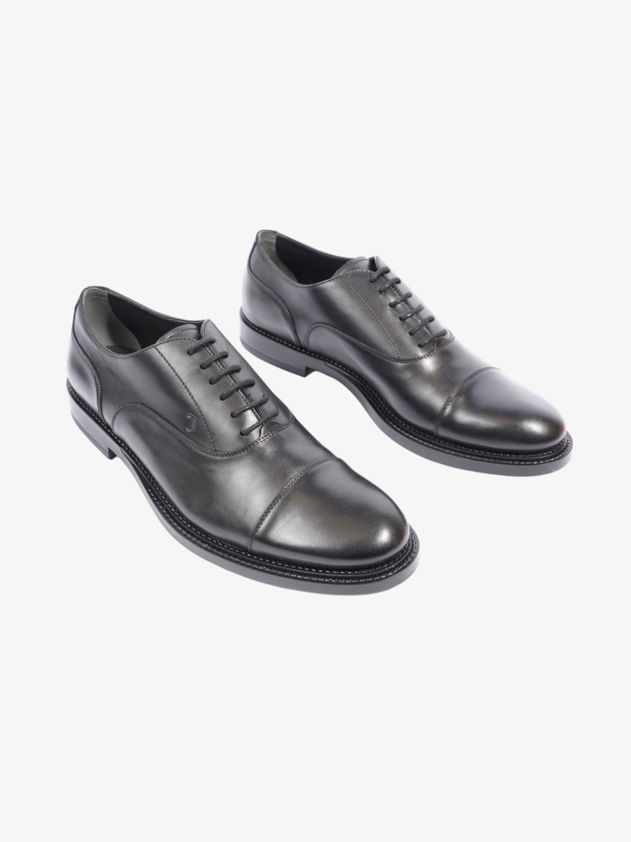 Tod's Lace-Up Smart Shoes Black Leather EU 45 UK 11 Image 2