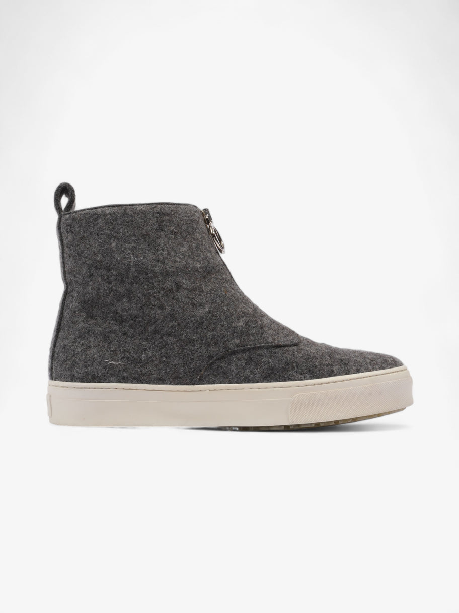 Celine Zip Up Sneaker Grey Wool EU 40 UK 7 Image 4