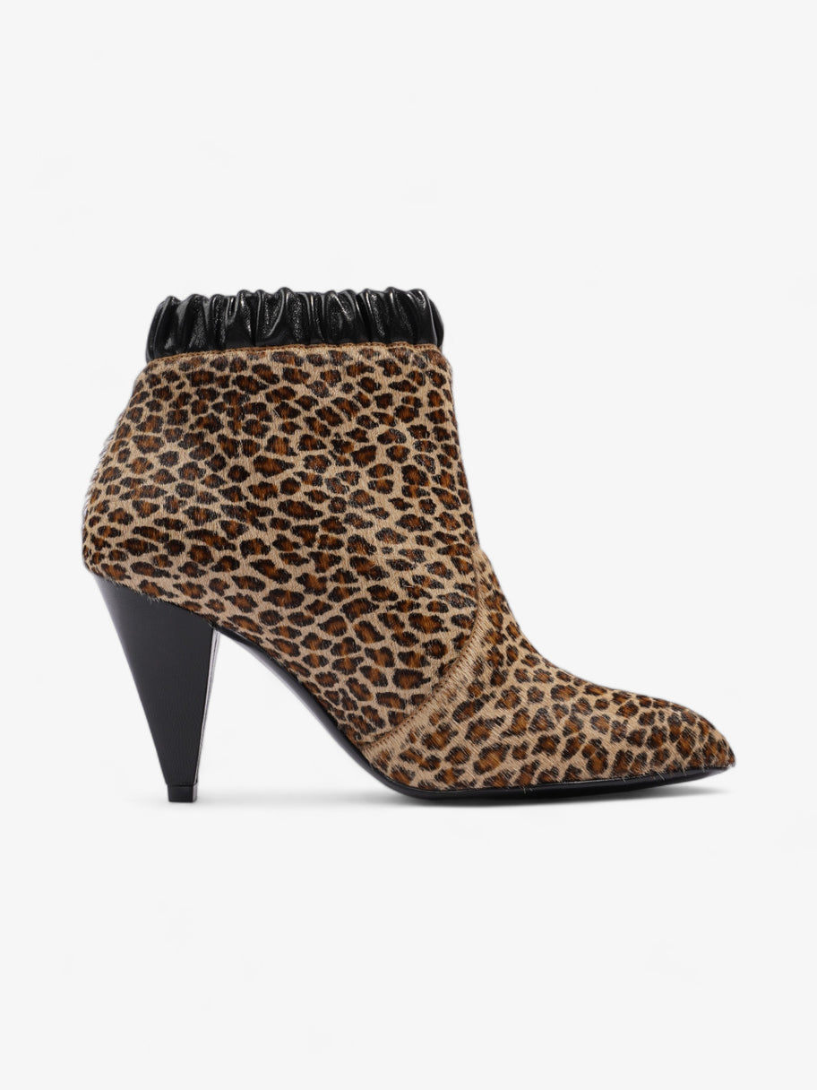 Celine Ankle Boot Leopard Pony Hair EU 36 UK 3 Image 4