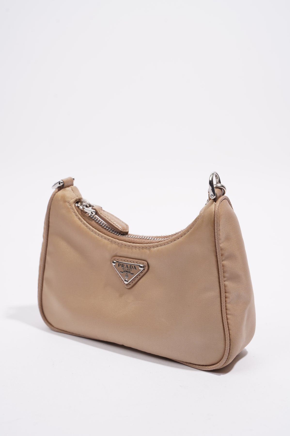 Beige prada nylon discount bag