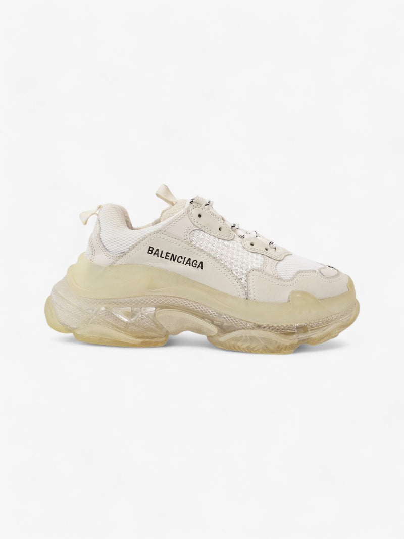  Balenciaga Triple S Clear Sole White  Mesh EU 38 UK 5