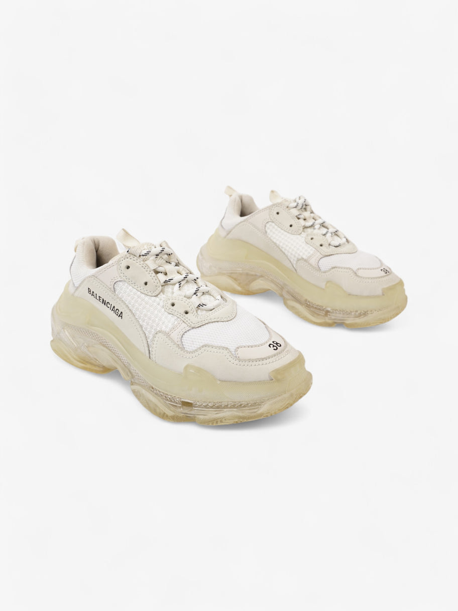 Balenciaga Triple S Clear Sole White  Mesh EU 38 UK 5 Image 2