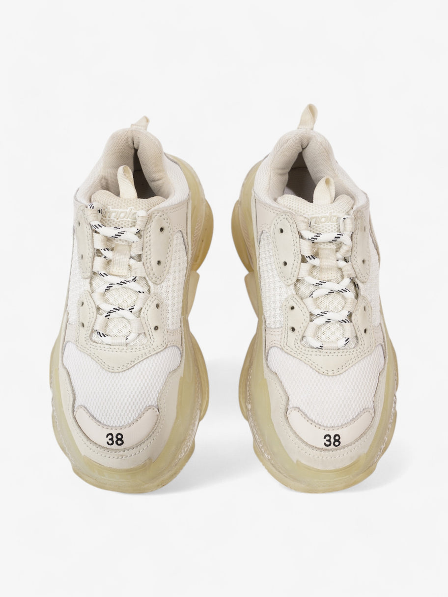 Balenciaga Triple S Clear Sole White  Mesh EU 38 UK 5 Image 8