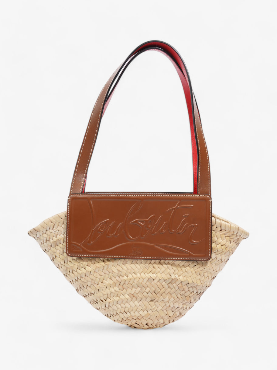 Christian Louboutin Loubishore Brown / Natural / Red Palm Leaves Small Image 1