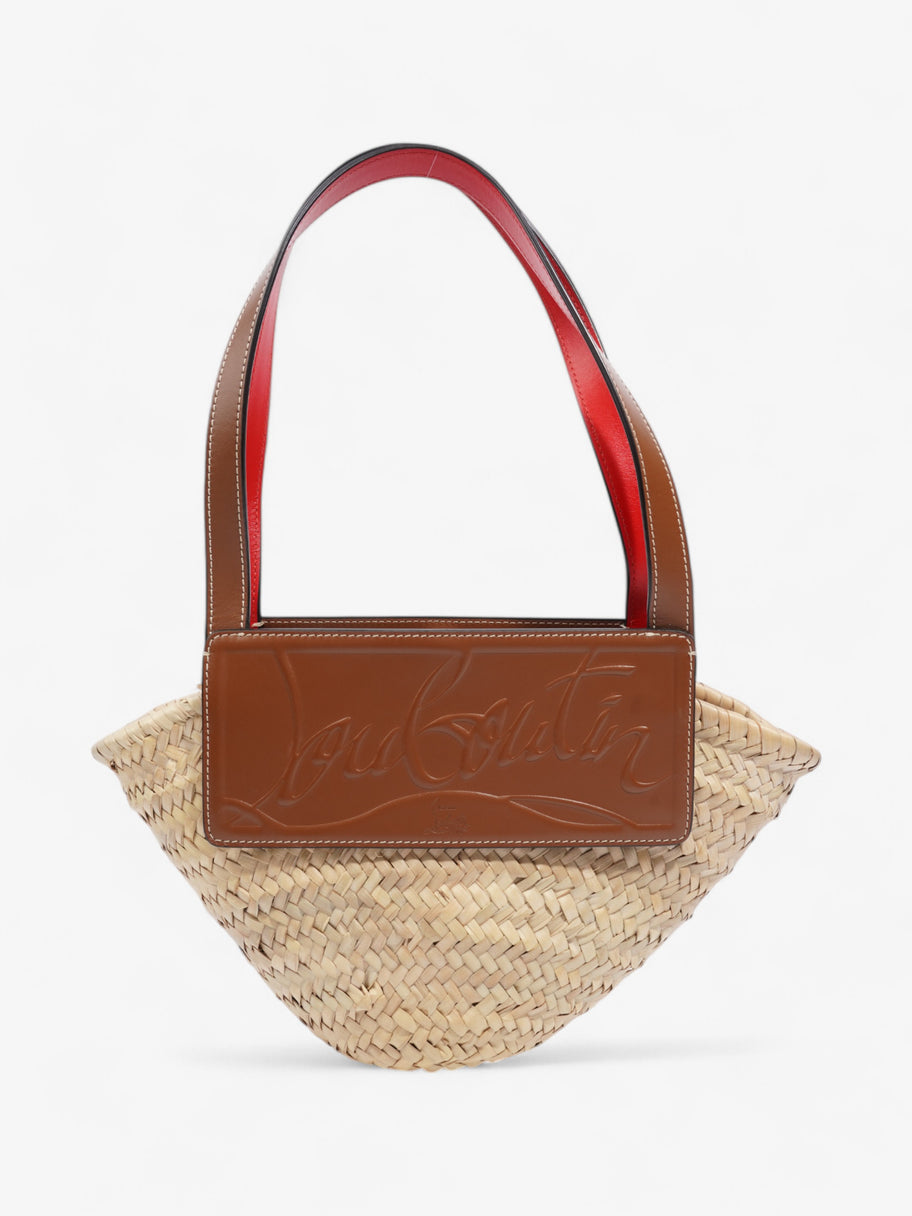 Christian Louboutin Loubishore Brown / Natural / Red Palm Leaves Small Image 4