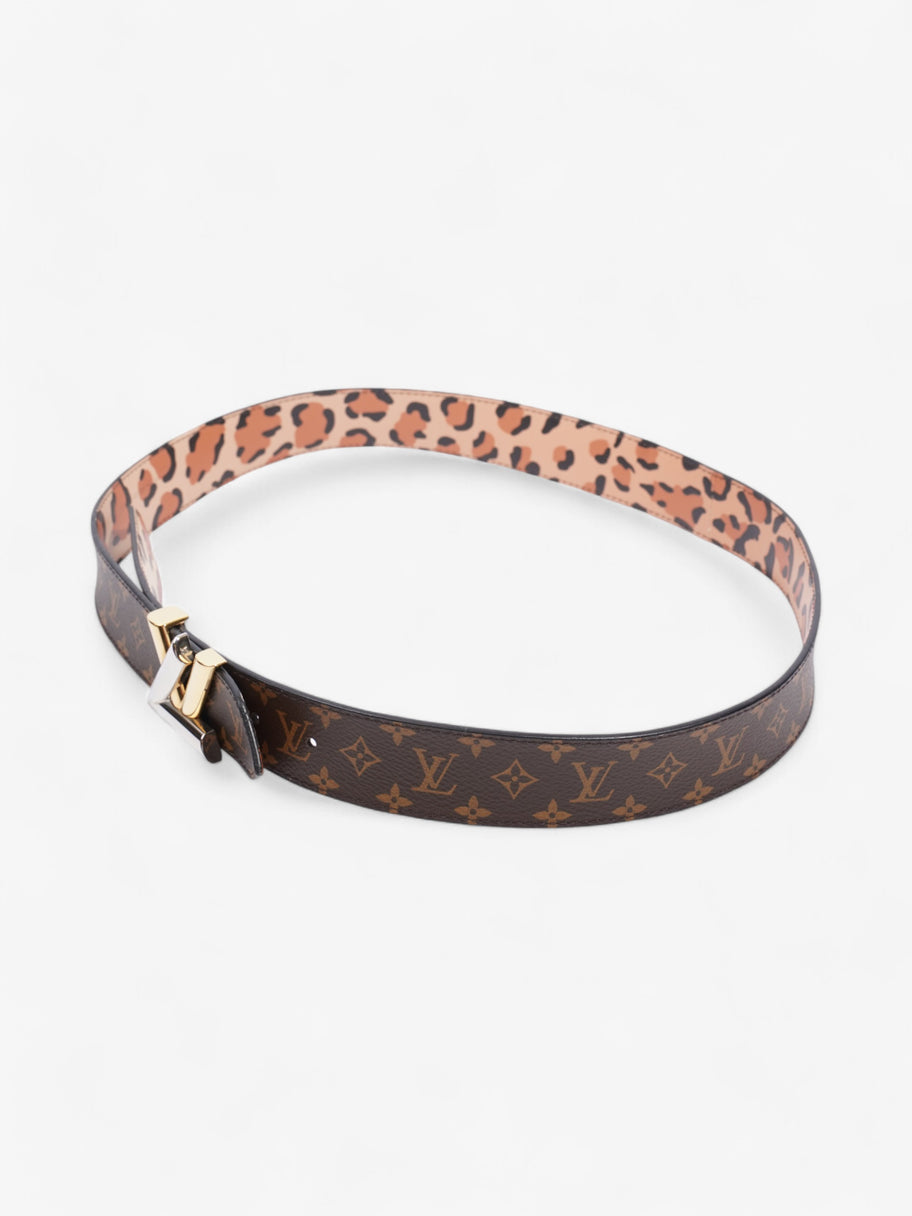 Louis Vuitton Initials Reversible Belt Monogram / Leopard Canvas 109cm Image 3