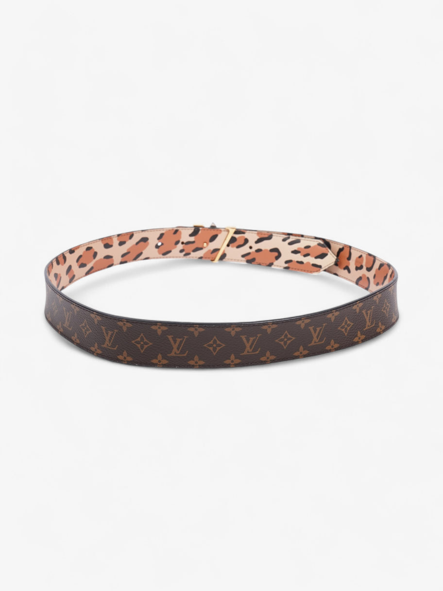 Louis Vuitton Initials Reversible Belt Monogram / Leopard Canvas 109cm Image 4