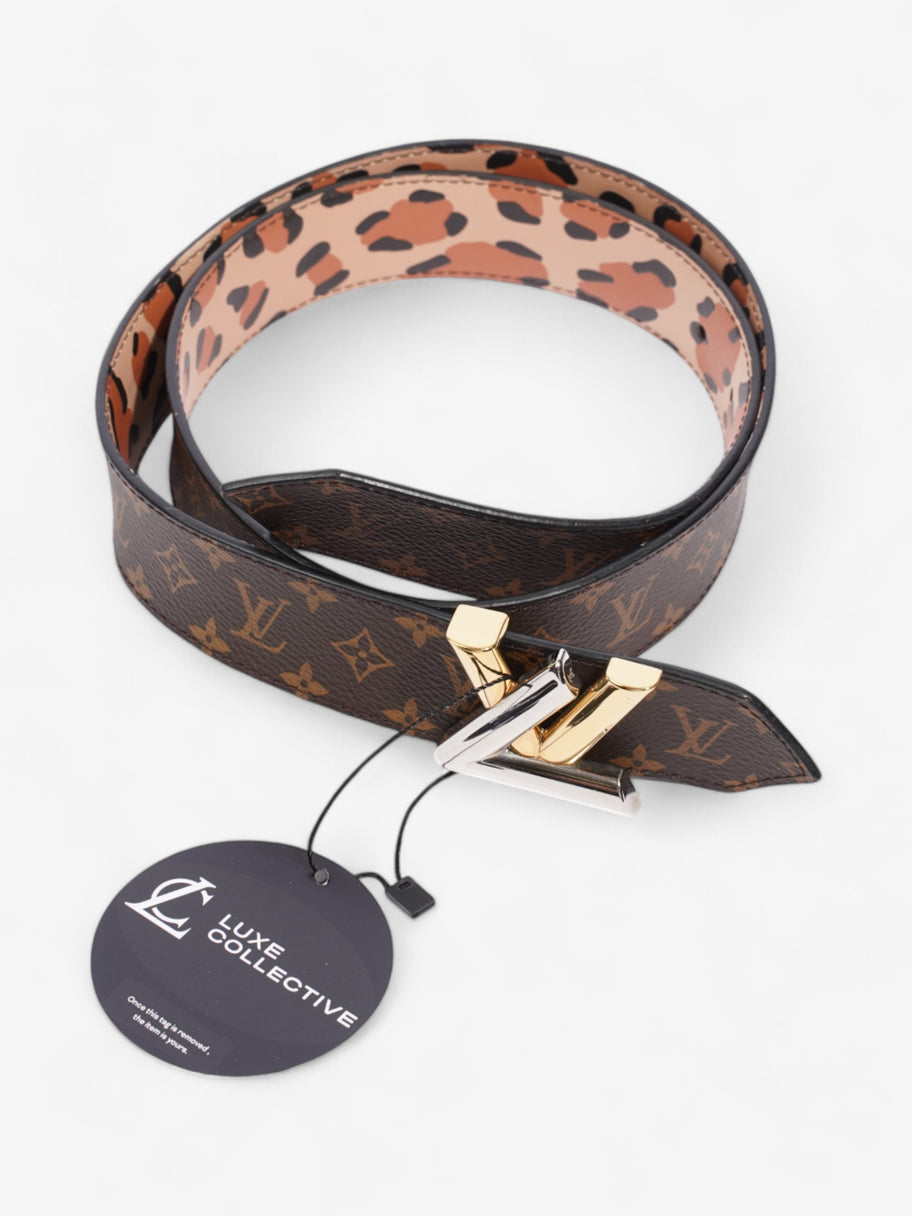 Louis Vuitton Initials Reversible Belt Monogram / Leopard Canvas 109cm Image 8