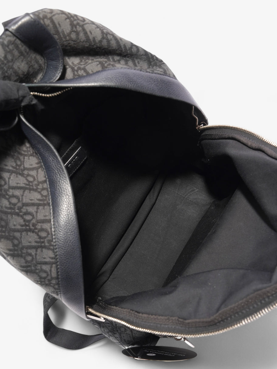 Christian Dior Trotter Backpack Black Oblique Canvas Image 7