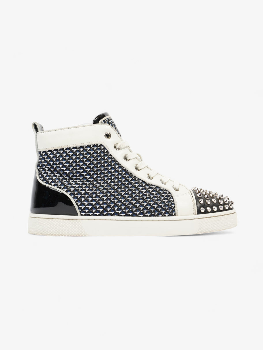 Louis Junior Spikes High-tops White / Navy / Black Leather EU 40.5 UK 6.5 Image 1