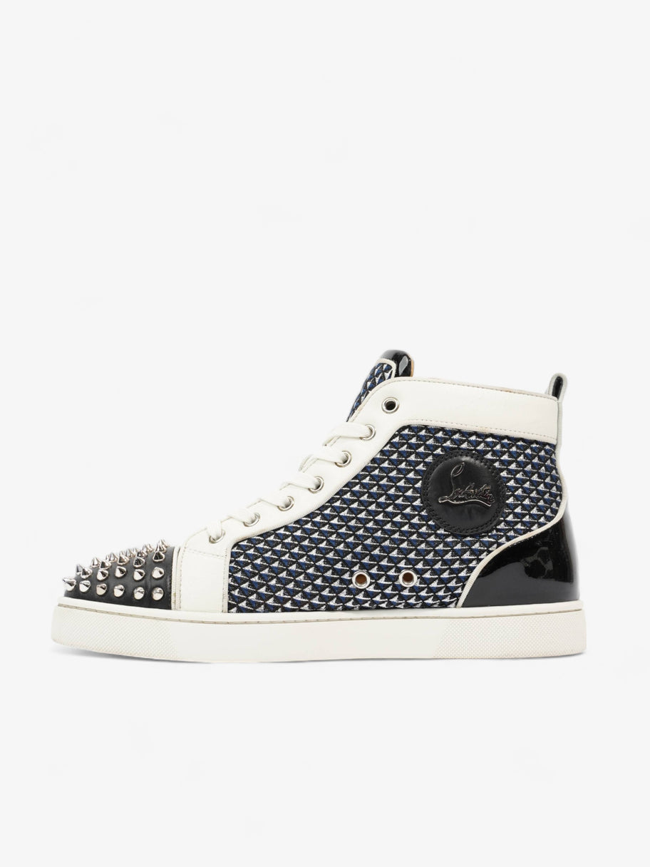 Louis Junior Spikes High-tops White / Navy / Black Leather EU 40.5 UK 6.5 Image 3
