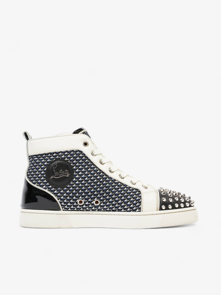 Louis Junior Spikes High-tops White / Navy / Black Leather EU 40.5 UK 6.5 Image 4