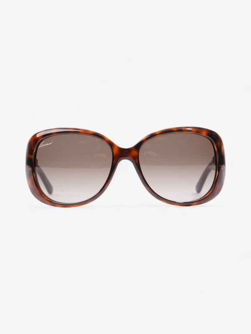  Gucci GG Round Sunglasses Brown  Acetate 135mm