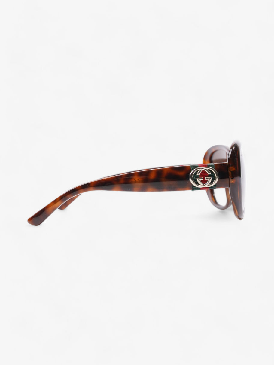 Gucci GG Round Sunglasses Brown  Acetate 135mm Image 4