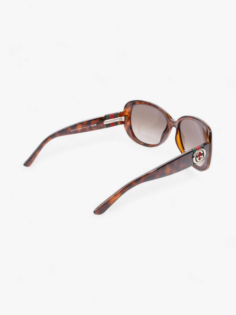 Gucci GG Round Sunglasses Brown  Acetate 135mm Image 7