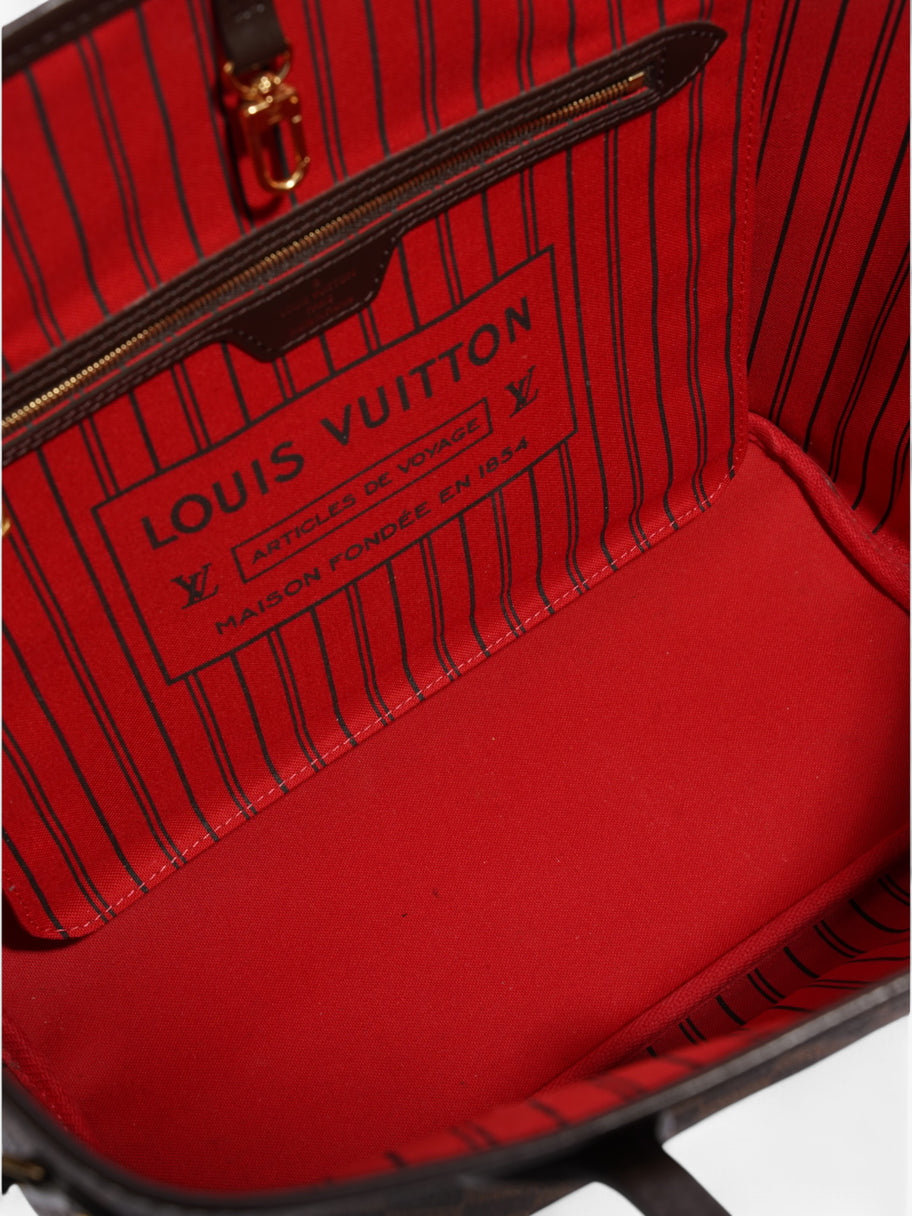 Louis Vuitton Neverfull  Damier Ebene Coated Canvas MM Image 8