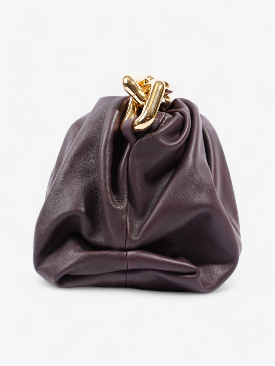 Bottega Veneta Chain Pouch Plum Leather Image 3