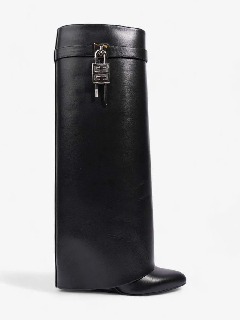  Givenchy Shark Lock Boots Black Leather EU 40 UK 7