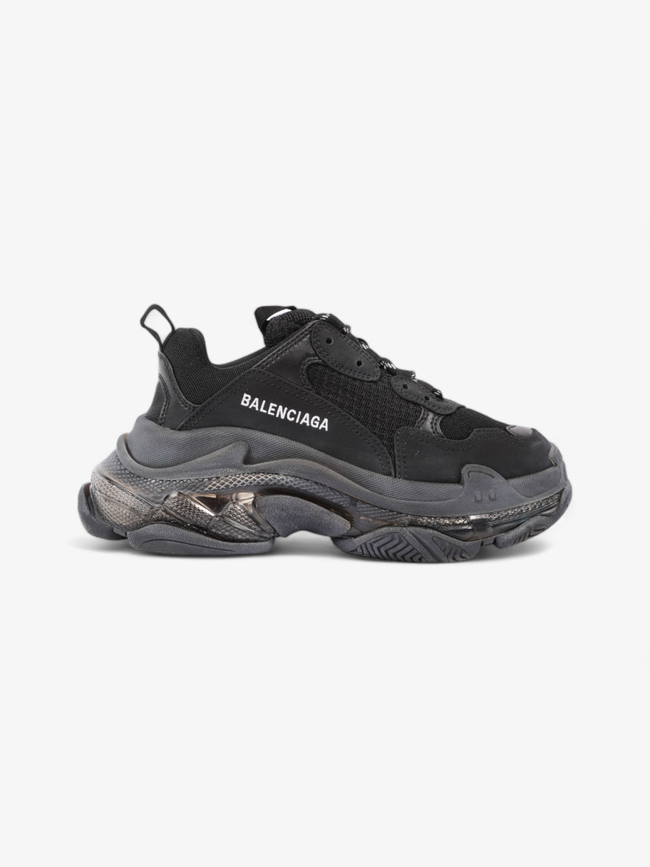 Balenciaga Triple S Black Clear Sole Mesh EU 37 UK 4 Luxe Collective