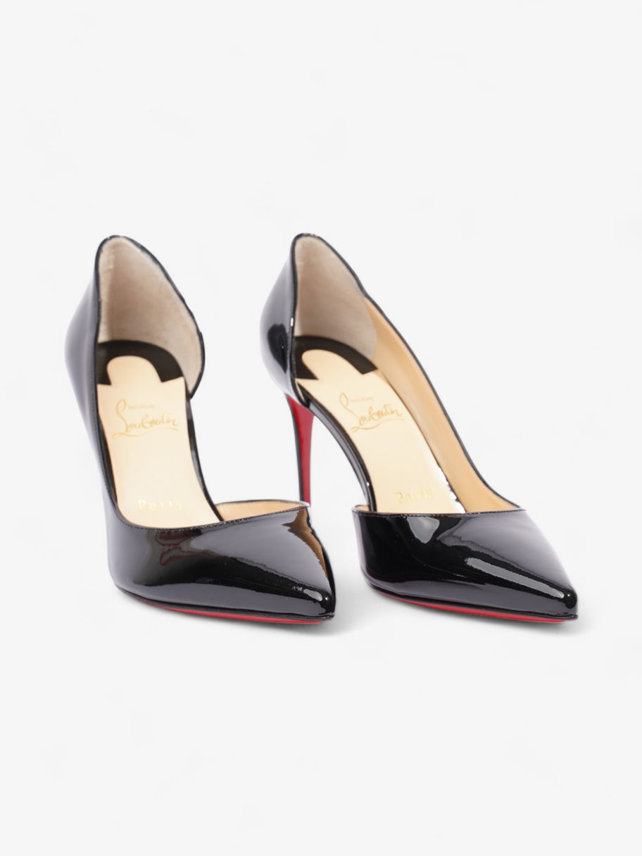 Christian Louboutin Iriza 85mm Black Patent Leather EU 38 UK 5 Image 2