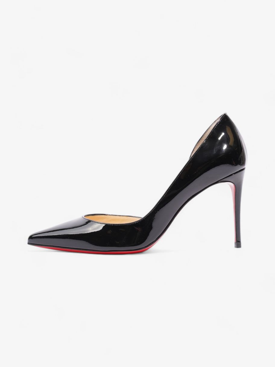 Christian Louboutin Iriza 85mm Black Patent Leather EU 38 UK 5 Image 5