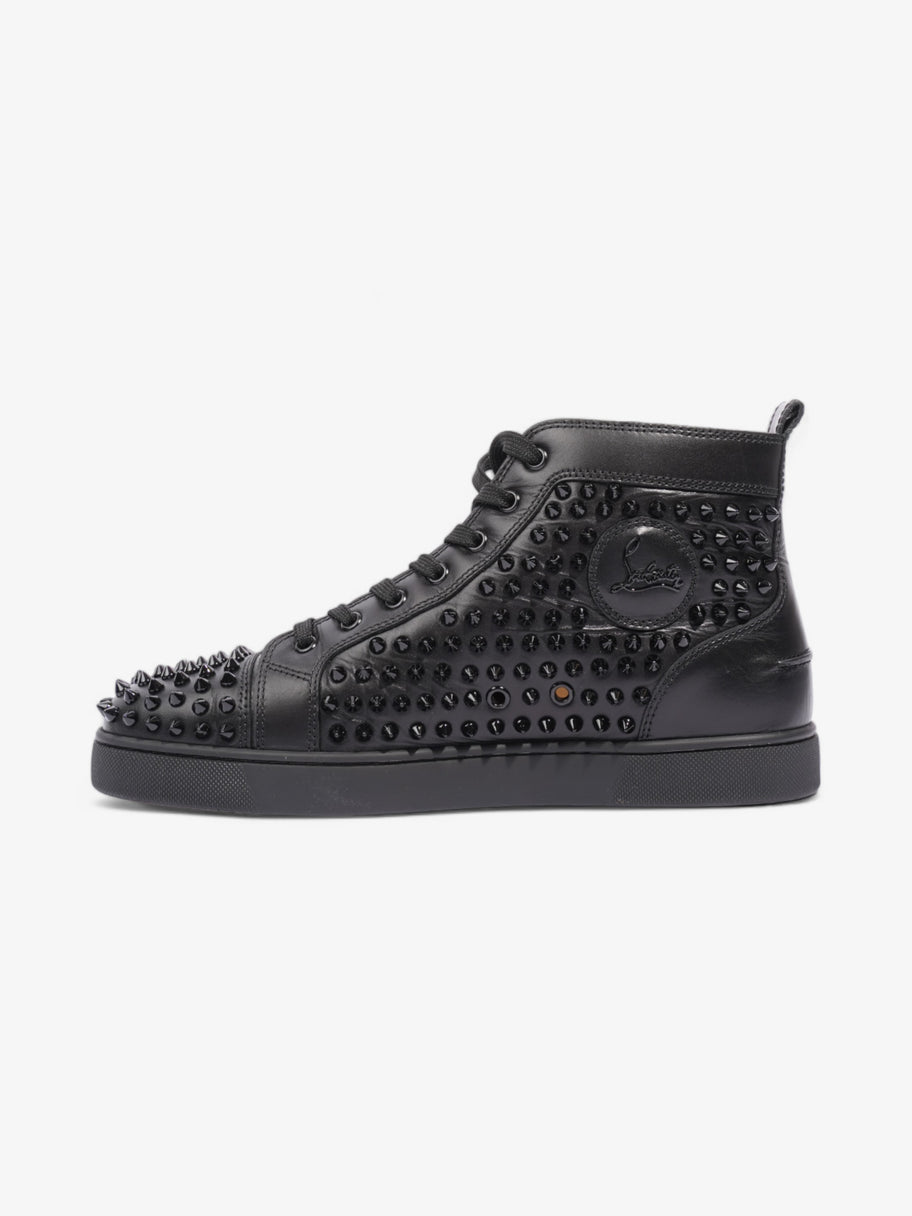 Christian Louboutin Lou Spikes High-tops  Black Leather EU 43 UK 9 Image 3