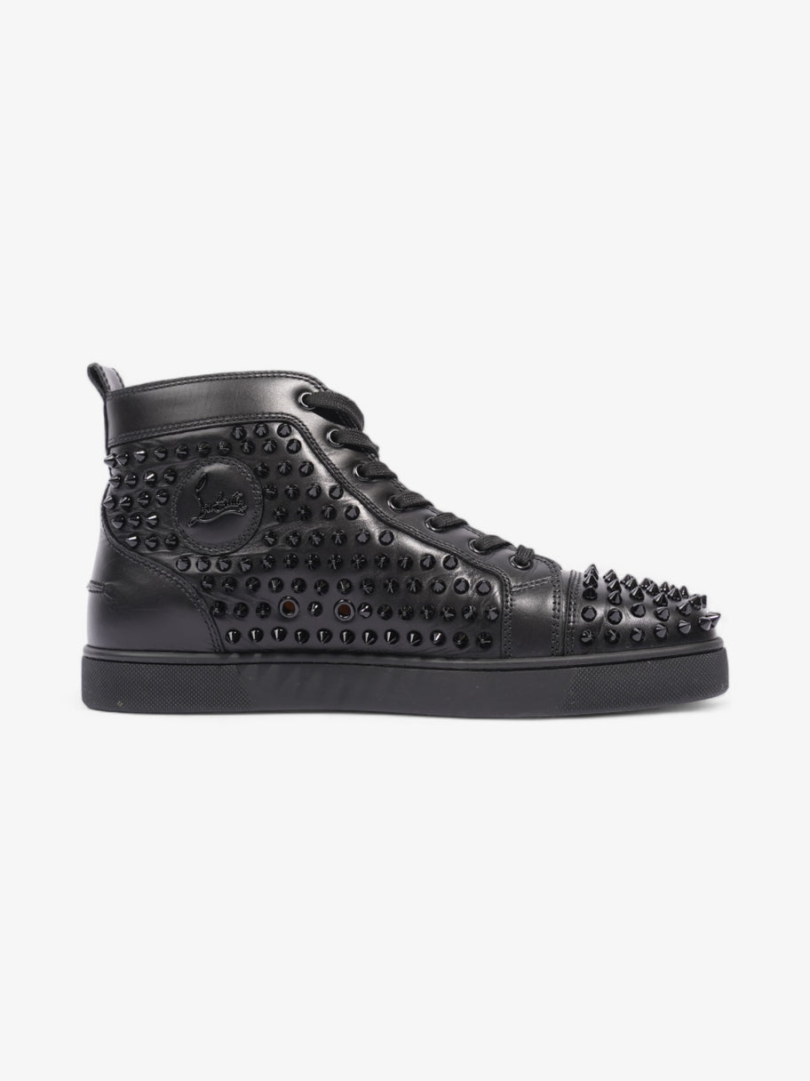 Christian Louboutin Lou Spikes High tops Black Leather EU 43 UK 9 Luxe Collective