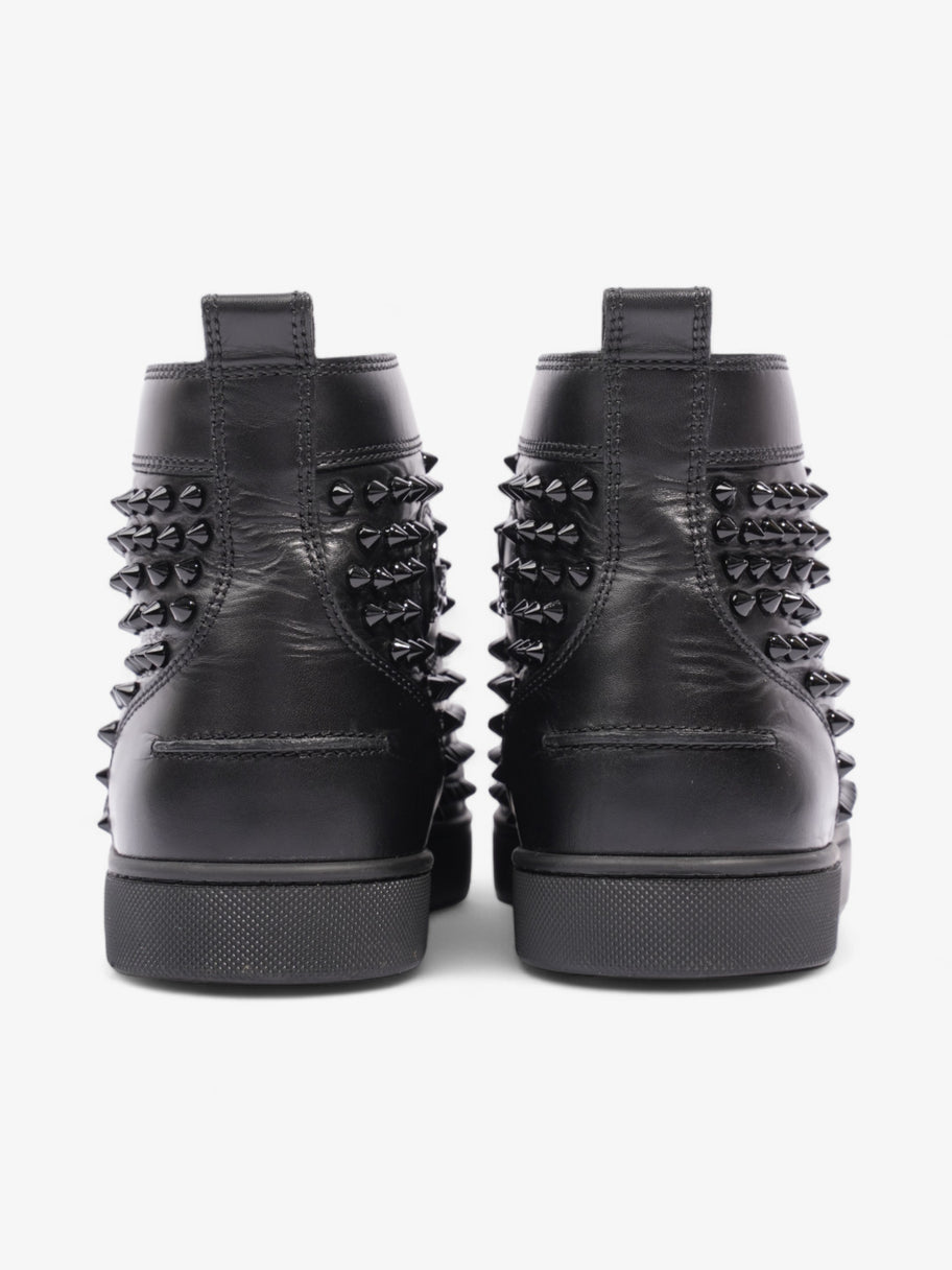 Christian Louboutin Lou Spikes High-tops  Black Leather EU 43 UK 9 Image 6