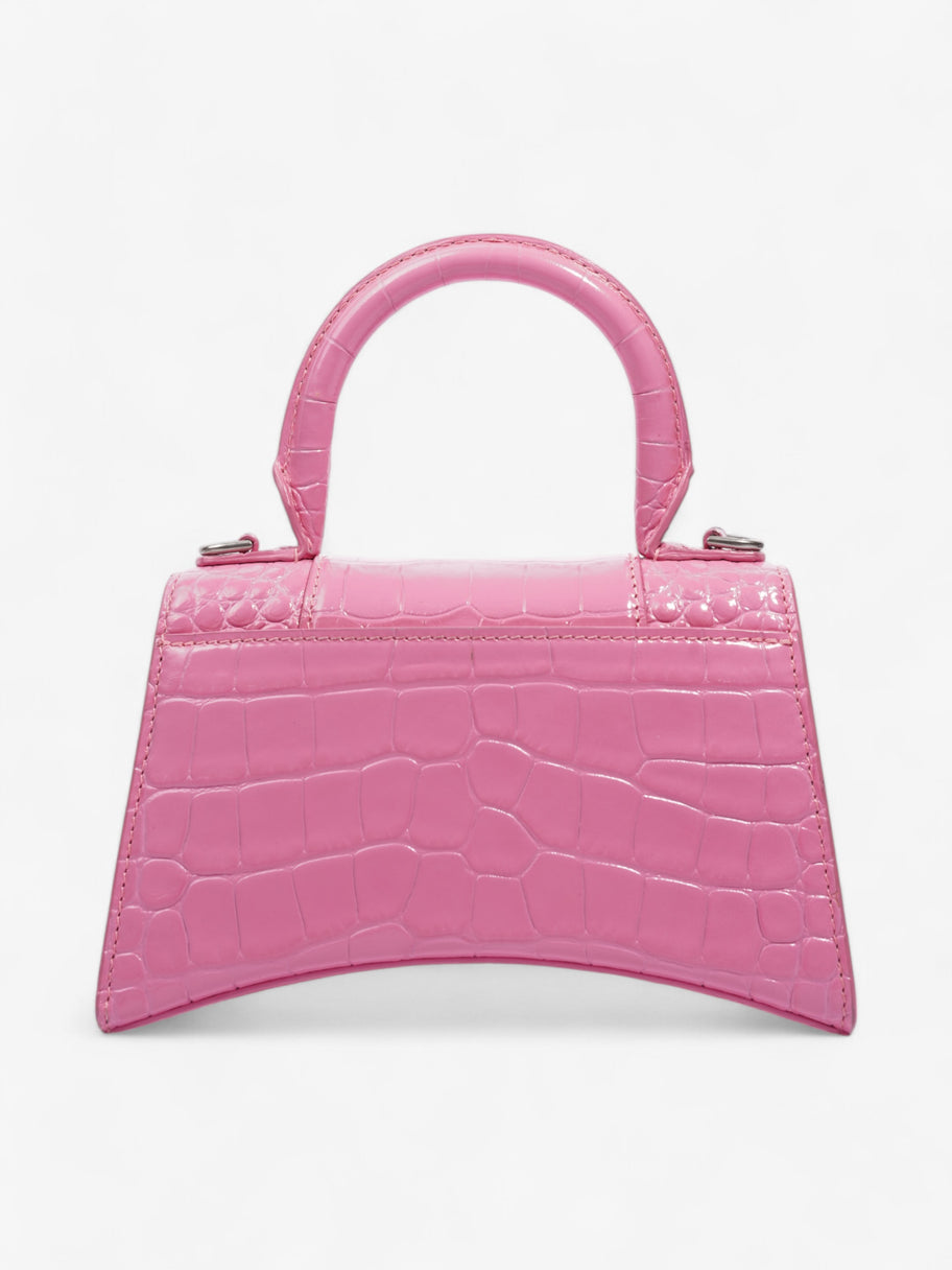 Balenciaga Hourglass Pink Embossed Leather XS Image 4