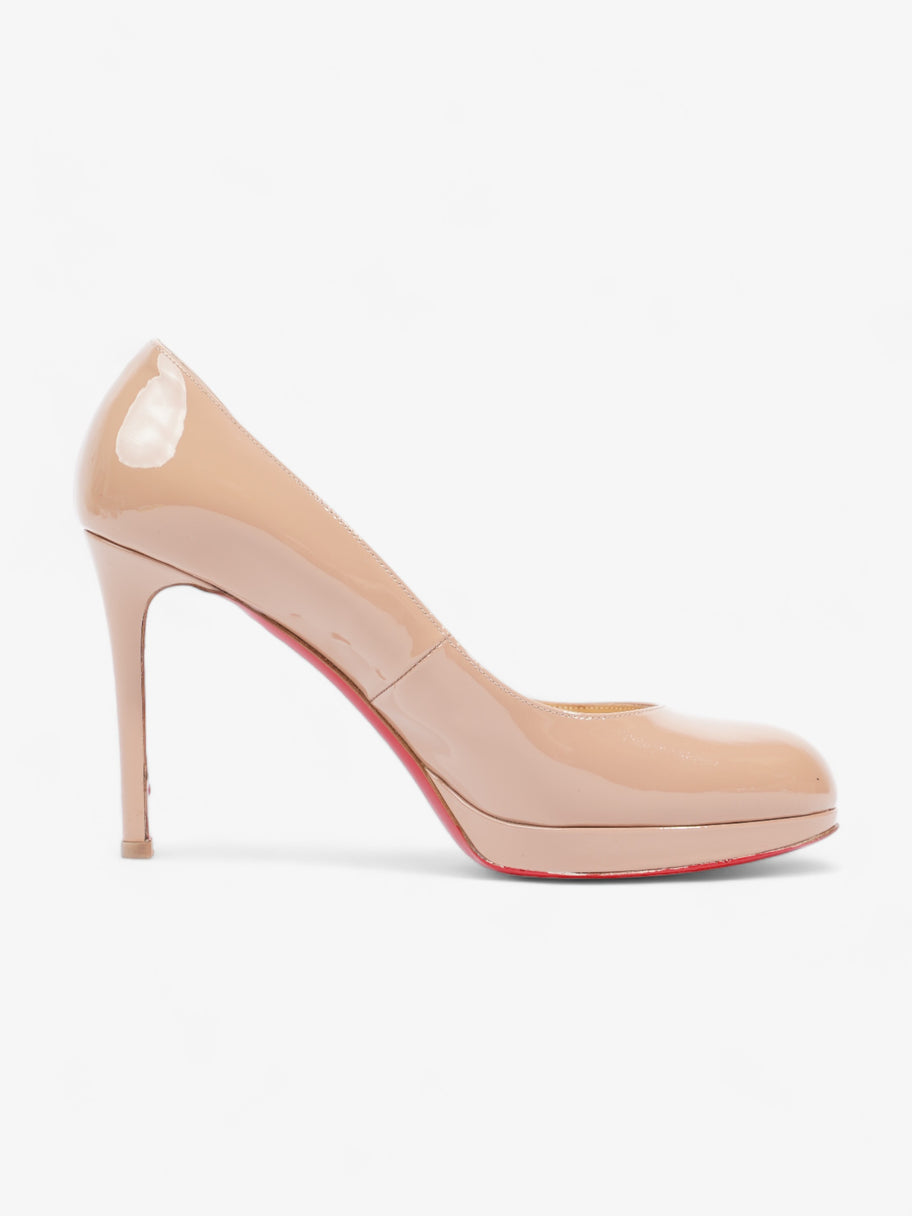 New Simple Pump 100 Nude Patent Leather EU 38.5 UK 5.5 Image 4