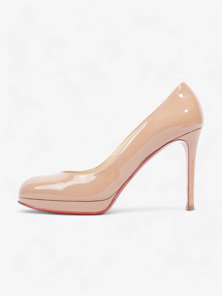 New Simple Pump 100 Nude Patent Leather EU 38.5 UK 5.5 Image 5