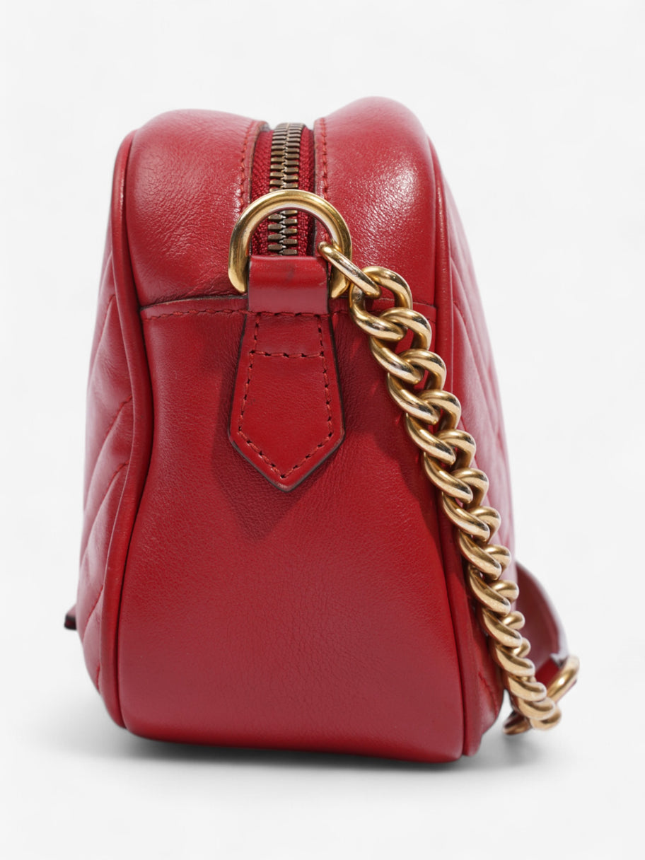 Gucci Marmont Red Matelasse Leather Small Image 3